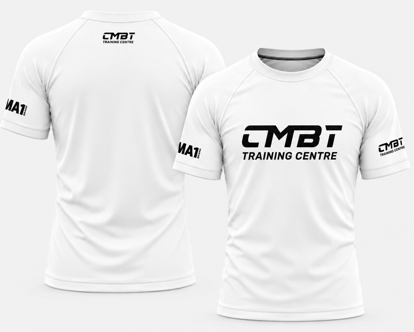 CMBT Training Centre Kids Unisex White Rashguard